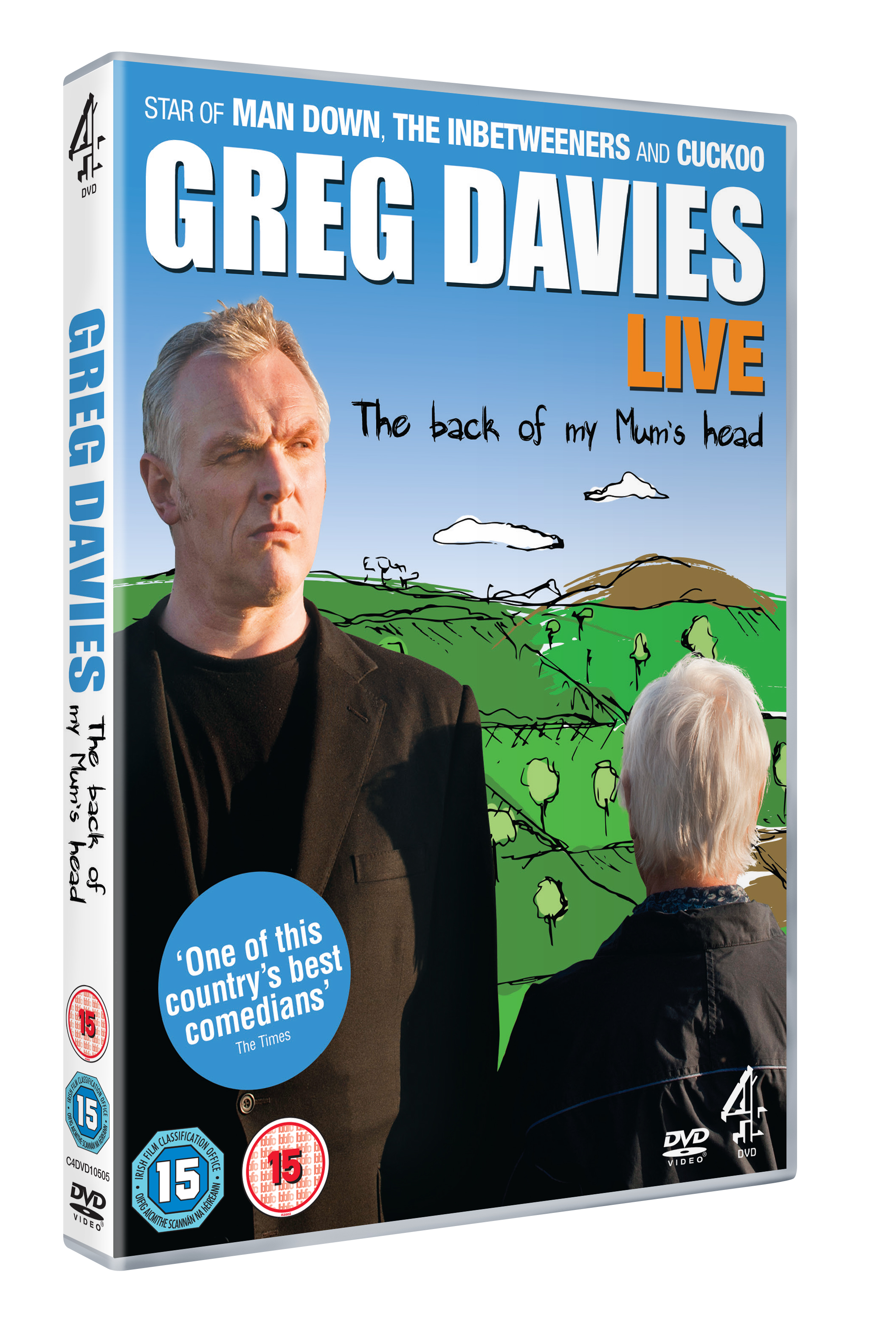 GREG DAVIES, THE BACK OF MY MUM'S HEAD: NEW FOR DVD AND BLU-RAY THIS AUTUMN