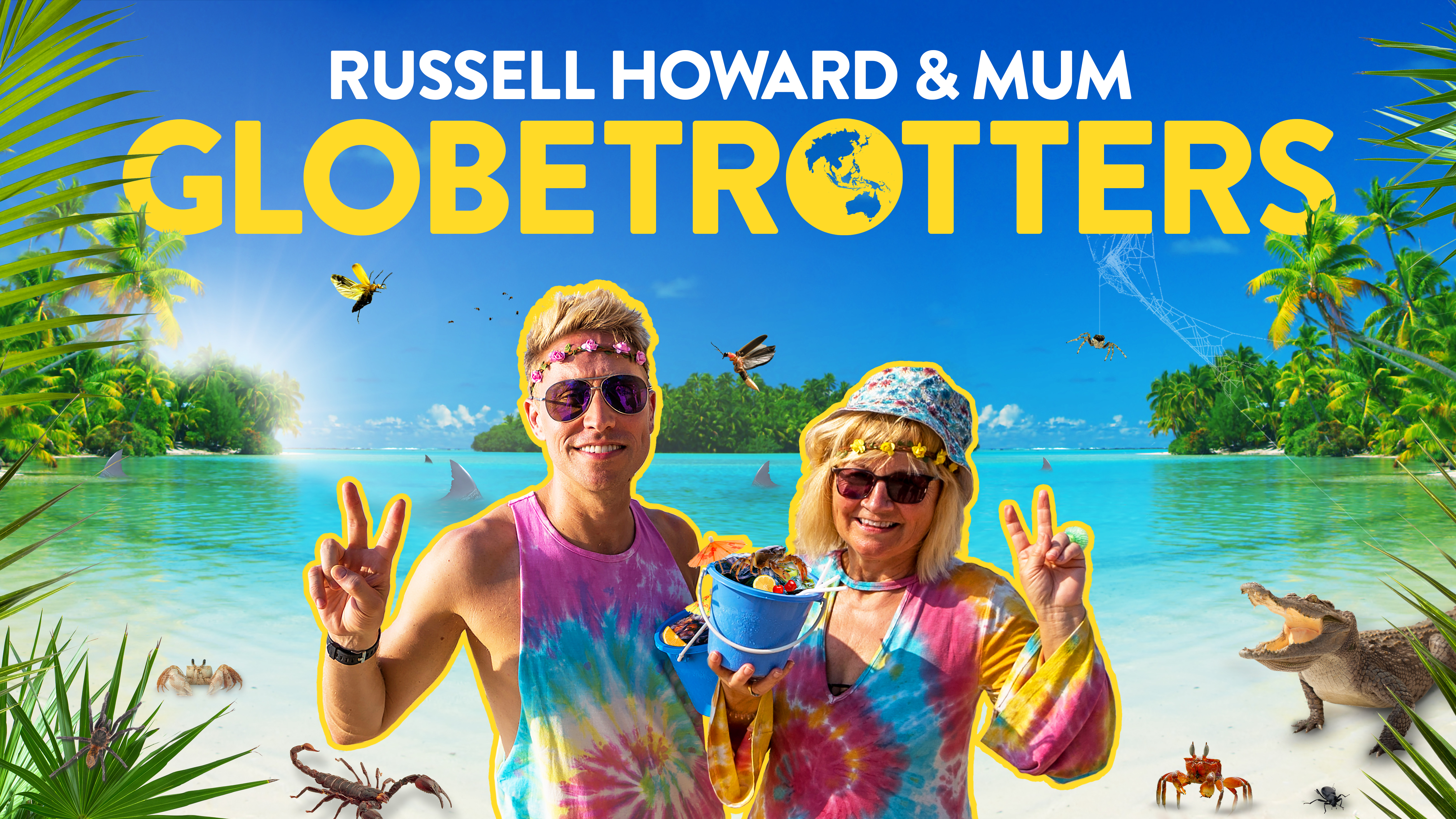 RUSSELL HOWARD AND MUM: GLOBETROTTERS PREMIERES ON COMEDY CENTRAL UK 23RD JANUARY AT 10PM