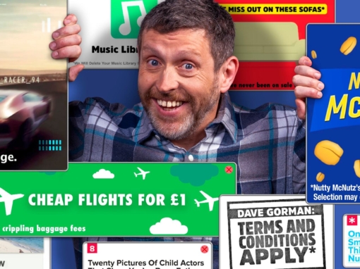 DAVE GORMAN SHARES THE BIG SCREEN WITH FELLOW COMEDIANS IN BRAND NEW SERIES