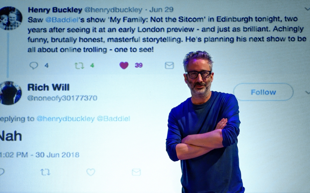 FOUR EXTRA SHOWS ADDED IN LONDON TO CRITICALLY ACCLAIMED TOUR OF DAVID BADDIEL ‘TROLLS: NOT THE DOLLS’