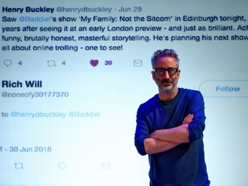 FOUR EXTRA SHOWS ADDED IN LONDON TO CRITICALLY ACCLAIMED TOUR OF DAVID BADDIEL ‘TROLLS: NOT THE DOLLS’