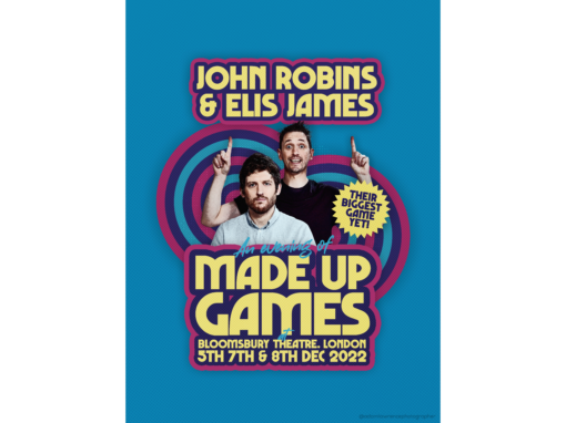 ELIS JAMES AND JOHN ROBINS BRING THEIR CULT HIT ‘MADE UP GAMES’ TO LONDON’S BLOOMSBURY THEATRE 