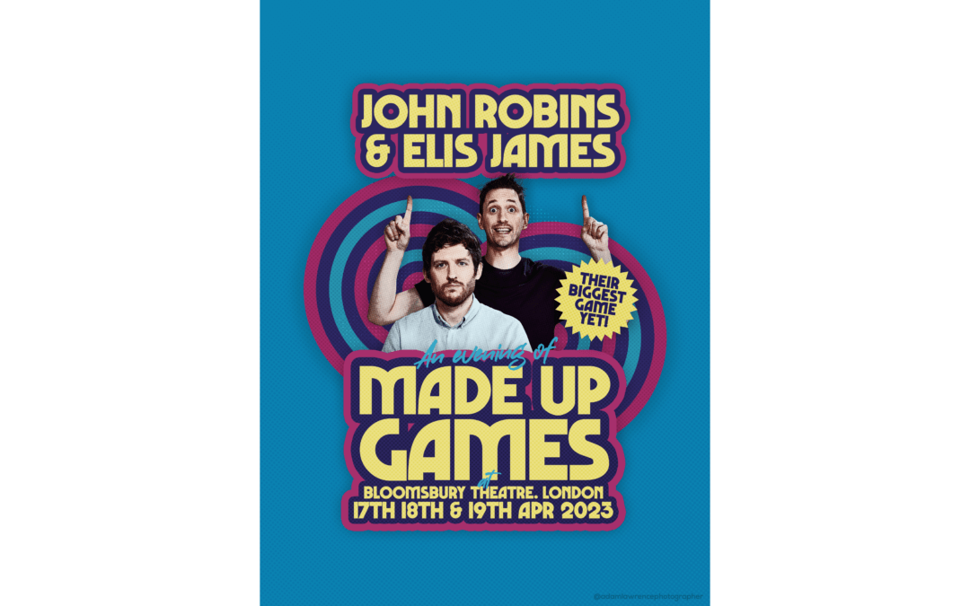 MORE ‘MADE UP GAMES’ FOR ELIS JAMES AND JOHN ROBINS AT LONDON’S BLOOMSBURY