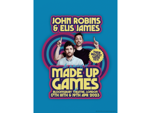 MORE ‘MADE UP GAMES’ FOR ELIS JAMES AND JOHN ROBINS AT LONDON’S BLOOMSBURY