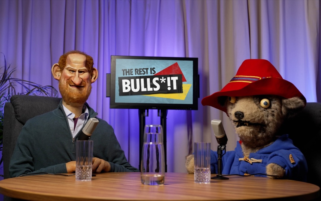 SPITTING IMAGE RETURNS WITH “THE REST IS BULLS*!T” VIDEO PODCAST (VODCAST) HOSTED BY PRINCE HARRY, DUKE OF SUSSEX AND PADDINGTON BEAR